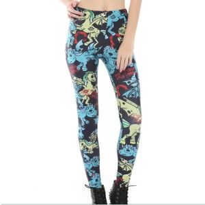 SOLD - Zombie Unicorn Leggings